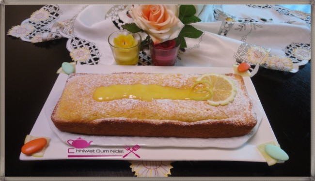 cake crème citron, creme, recette, cuisine oum nidal, cuisine marocaine, gateau, chhiwate, sucree, amande, شهيوات مغربية, أم نضال, وصفة, كيك بالحامض, كيك بالليمون, كريم الليمون, كريم الحامضو كريمة, كاطو, حلوى, حلويات, أطباق حلوة