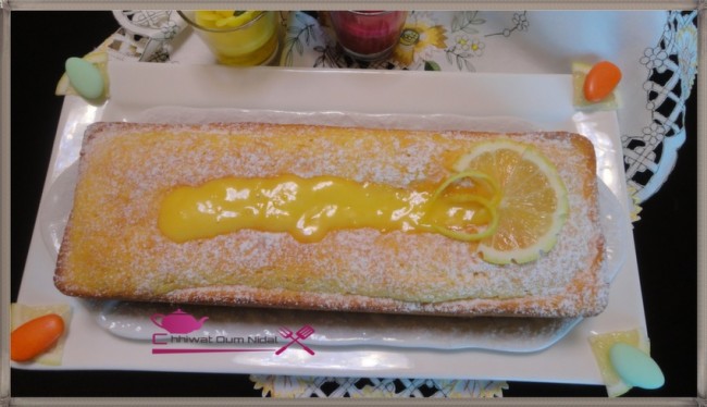 cake crème citron, creme, recette, cuisine oum nidal, cuisine marocaine, gateau, chhiwate, sucree, amande, شهيوات مغربية, أم نضال, وصفة, كيك بالحامض, كيك بالليمون, كريم الليمون, كريم الحامضو كريمة, كاطو, حلوى, حلويات, أطباق حلوة