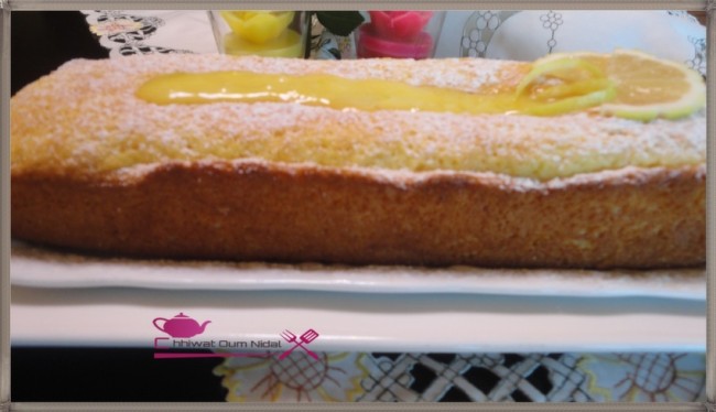 cake crème citron, creme, recette, cuisine oum nidal, cuisine marocaine, gateau, chhiwate, sucree, amande, شهيوات مغربية, أم نضال, وصفة, كيك بالحامض, كيك بالليمون, كريم الليمون, كريم الحامضو كريمة, كاطو, حلوى, حلويات, أطباق حلوة