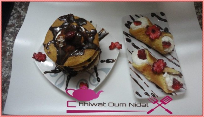 pancake, chhiwate, pan cake, pan cake crème chocolat, pan cake crème chantilly, cuisine marocaine, cuisine oum nidal, cuisineoumnidal, facile, gateau, om nidal, recette, recette facile, pancake chocolat banane, sucree, أطباق حلوة, أم نضال, ام نضال, حلويات, رغيفات حلوة, شهيوات, شهيوات مغربية, فطائر حلوة, بان كيك, بانكيك, بان كيك الشوكولا و الموز, بان كيك بكريم الشانتيي, بان كيك بكريم الشوكولا, مطبخ أم نضال, وصفات, وصفة, وصفة سهلة