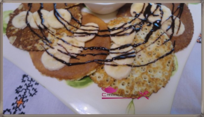 pancake, chhiwate, pan cake, pan cake crème chocolat, pan cake crème chantilly, cuisine marocaine, cuisine oum nidal, cuisineoumnidal, facile, gateau, om nidal, recette, recette facile, pancake chocolat banane, sucree, أطباق حلوة, أم نضال, ام نضال, حلويات, رغيفات حلوة, شهيوات, شهيوات مغربية, فطائر حلوة, بان كيك, بانكيك, بان كيك الشوكولا و الموز, بان كيك بكريم الشانتيي, بان كيك بكريم الشوكولا, مطبخ أم نضال, وصفات, وصفة, وصفة سهلة