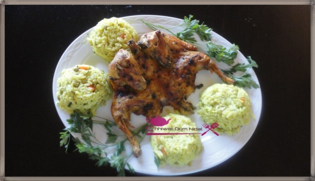 poulet sauce motarde, chhiwate, plats poulets, cuisine marocaine, cuisineoumnidal, vermicell, om nidal, poulet au four, recette, أم نضال, دجاج بالموطارد في الفرن, الداند, شهيوات مغربية, مطبخ أم نضال, أطباق الدجاج, وصفة