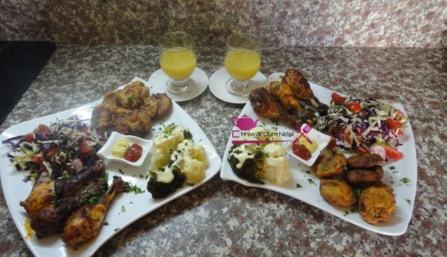 poulet aux epices knor, poulet au four, chhiwate, plats poulets, cuisine marocaine, cuisineoumnidal, om nidal, recette, أم نضال, دجاج بخلطة كنور, دجاج في الفرن, دجاج بتوابل كنور, شهيوات مغربية, مطبخ أم نضال, أطباق الدجاج, وصفة  