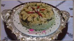 الوصفة الأردنية:مقلوبة الروز بالدجاج و الخضر لذييذة