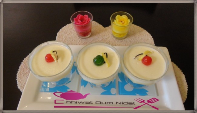 bavarois, bavarois vanille, bavarois à la crème vanille, crème bavaroise, chhiwate, cuisine, cuisine marocaine, cuisine oum nidal, cuisineoumnidal, dessert, facile, gateau, oum nidal, recette, glace, sucree, أطباق حلوة, أم نضال, ام نضال, حلوى, حلويات, ديسير, سهلة, شهيوات, شهيوات مغربية, حلويات, بافاروا بالفاني, بافاروا بكريما الفاني, فانيلا, فواكه, كاطو, محليات, مثلجات, أطباق باردة, مطبخ أم نضال, وصفات, وصفة