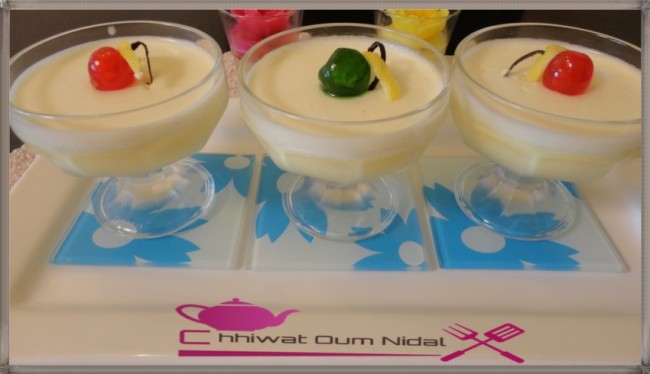 bavarois, bavarois vanille, bavarois à la crème vanille, crème bavaroise, chhiwate, cuisine, cuisine marocaine, cuisine oum nidal, cuisineoumnidal, dessert, facile, gateau, oum nidal, recette, glace, sucree, أطباق حلوة, أم نضال, ام نضال, حلوى, حلويات, ديسير, سهلة, شهيوات, شهيوات مغربية, حلويات, بافاروا بالفاني, بافاروا بكريما الفاني, فانيلا, فواكه, كاطو, محليات, مثلجات, أطباق باردة, مطبخ أم نضال, وصفات, وصفة