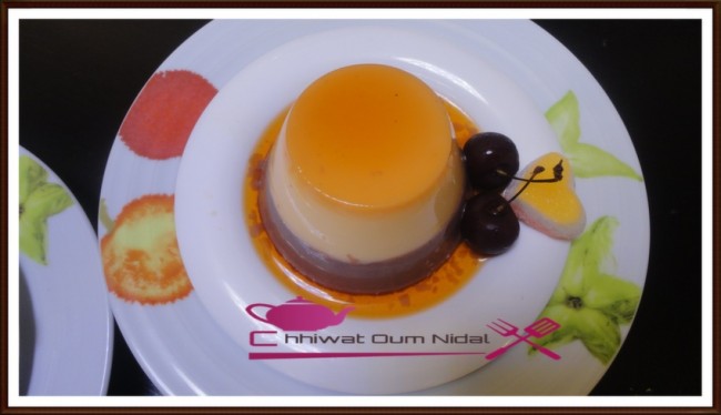 flan chocolat et vanille, flan caramel, flan chocolat, flan vanille, chhiwate, flan facile, cuisine, cuisine marocaine, cuisine oum nidal, cuisineoumnidal, dessert, facile, gateau, oum nidal, recette, sucree, أطباق باردة, أطباق حلوة, أم نضال, ام نضال, فلان سهل و رائع, فلان طبقات, حلوى, حلويات, ديسير, سهلة, شهيوات, شهيوات مغربية,فلان شوكولا و فاني بالكراميل, فلان شوكولا, فلان فاني, كاطو, مثلجات, محليات, مطبخ أم نضال, وصفات, وصفة