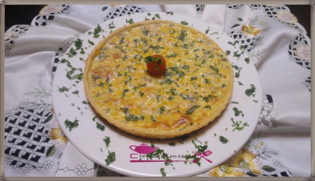 chhiwate, cuisine marocaine, cuisine oum nidal, om nidal, quiche au thon et mozarella, recette facile, recette rapide, salée, tarte salée, أم نضال, شهيوات مغربية, كيش بالطون و الموزاريلا, كيش سهل, وصفات سريعة, وصفات سهلة