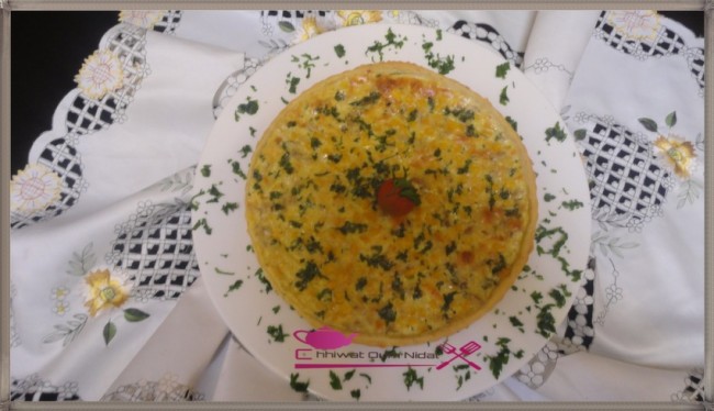 chhiwate, cuisine marocaine, cuisine oum nidal, om nidal, quiche au thon et mozarella, recette facile, recette rapide, salée, tarte salée, أم نضال, شهيوات مغربية, كيش بالطون و الموزاريلا, كيش سهل, وصفات سريعة, وصفات سهلة