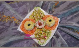 سلطة الأرز و الطون