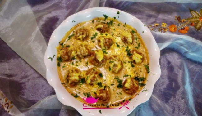 gratin viande hachée, hachee, kefta, sauce bechamele, fromage, kefta au four; chapleure, recette, chhiwate, cuisine marocaine, cuisine oum nidal, plats viande, شهيوات مغربية, وصفة, أطباق اللحم, كراتان الكفتة, اللحم المرفوم, جبن, فرماج, صلصة البيشاميل, أم نضال