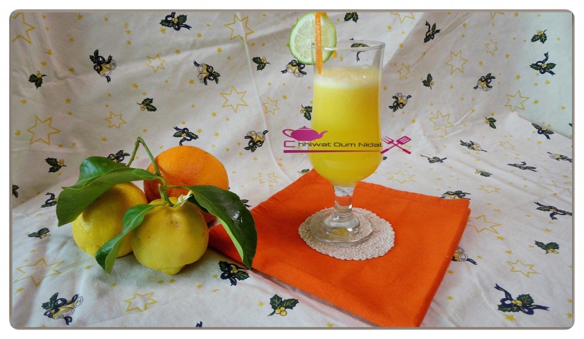 عصير البرتقال و الحامض