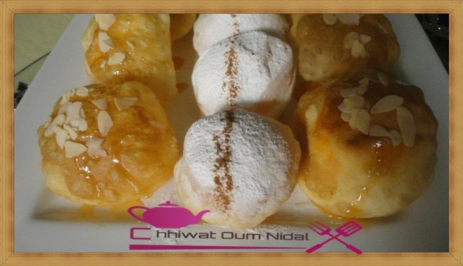 donuts, beignet, chhiwate, cuisine oum nidal, cuisine marocaine, recette, plats sucrée, sucree, gateau, شهيوات مغربية, أم نضال, دونات, بينيي, اسفنج, حلويات, معجنات حلوة, أطباق حلوة, وصفة