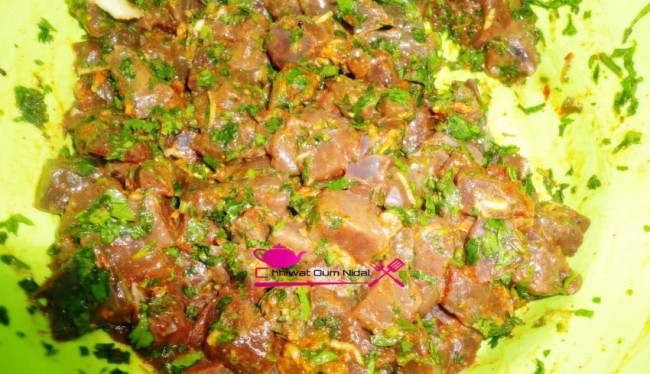 chhiwate, cuisine, cuisine marocaine, tagine kebda mchermla, cuisine oum nidal, cuisineoumnidal, oum nidal, recette, tagine marocain, plats viandes, tagine fois, أطباق مالحة, أم نضال, ام نضال, حلويات, شهيوات, شهيوات العيد, شهيوات مغربية, كبدة مشرملة, طاجين مغربي, طاجين الكبدة, مطبخ أم نضال, وصفات, أطباق اللحم