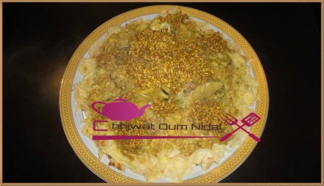 refissa, refissa au poulet, cuisine marocaine, cuisine oum nidal, recette, Trigonella, plats pulets, lentilles, chhiwate, شهيوات مغربية, أم نضال, وصفة, اطباق الدجاج, الرقيسة بالدجاج البلدي, الرفيسة بالعدس و الفول, الرفيسة العمية, الحلبة, راس الحانوت, المساخن, التريد, مسمن الرفيسة, الملوي, شهيوات السبوع, المولود الجديد, العقيقة