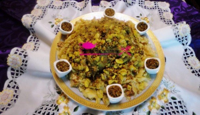 refissa, refissa au poulet, cuisine marocaine, cuisine oum nidal, recette, Trigonella, plats pulets, lentilles, chhiwate, شهيوات مغربية, أم نضال, وصفة, اطباق الدجاج, الرقيسة بالدجاج البلدي, الرفيسة بالعدس و الفول, الرفيسة العمية, الحلبة, راس الحانوت, المساخن, التريد, مسمن الرفيسة, الملوي, شهيوات السبوع, المولود الجديد, العقيقة