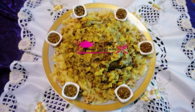 refissa, refissa au poulet, cuisine marocaine, cuisine oum nidal, recette, Trigonella, plats pulets, lentilles, chhiwate, شهيوات مغربية, أم نضال, وصفة, اطباق الدجاج, الرقيسة بالدجاج البلدي, الرفيسة بالعدس و الفول, الرفيسة العمية, الحلبة, راس الحانوت, المساخن, التريد, مسمن الرفيسة, الملوي, شهيوات السبوع, المولود الجديد, العقيقة