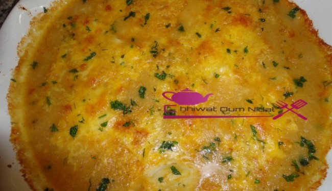 chhiwate, gratin poisson bouillon légumes, plats poisson, cuisine marocaine, cuisine oum nidal, cuisineoumnidal, om nidal, poisson requin, poisson au four, sauce béchamel, recette, أم نضال, ام نضال, أطباق السمك, كراتان السمك بمرق الخضر, شهيوات, شهيوات مغربية, سمك الفرخ, مطبخ أم نضال, سمك في الفرن, صلصة البيشاميل, وصفة