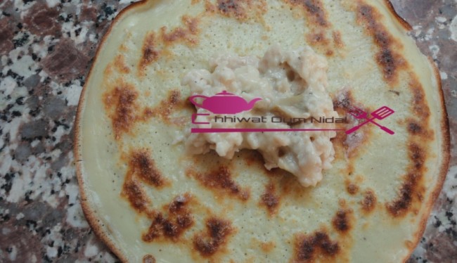 chhiwate, crepe au poulet et béchamel, crepe salée, salée anniversaire, cuisine marocaine, cuisine oum nidal, cuisineoumnidal, om nidal, plats salées, recette, salée, recette ramadan, أطباق مالحة, أم نضال, ام نضال, كريب مالح بالدجاج و البيشاميل, كريب مالح, شهيوات, شهيوات رمضان, شهيوات مغربية, مطبخ أم نضال, مملحات, وصفات