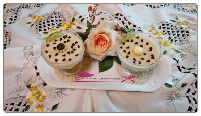 mousse banane et citron, lait concentré sana sucre, chhiwate, fruits, cuisine marocaine, cuisine oum nidal, gateau, dessert, om nidal, plats sucrée, recette, recette facile, أطباق حلوة, أم نضال, ام نضال, موس الموز و الحامض, موس البنان و الليمون, حليب مركز ير محلى, حلويات, محليات, شهيوات, شهيوات مغربية, كاطو, فواكه, مطبخ أم نضال, وصفات سهلة