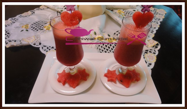 jus de pastheque et fraise (5)