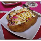 بطاطس محشوة (kumpir) لذيييذة جدا وسهلة جدا