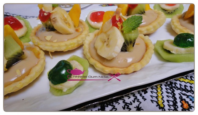 tartelette creme caramel et fruits (4)