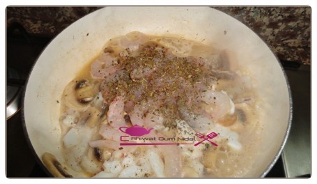 tagliatelles sauce champignon et fruits de mer (2)