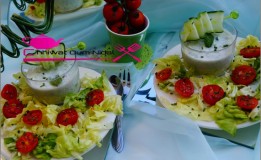 Verrines concombre et yaourt (Tzatziki)