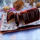 Bûche بثلاث أنواع شوكولا