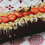 كيك الفراولة (الفريز) و الشوكولا سهل خفيف و لذيذ/cake fraise et chocolat