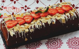 كيك الفراولة (الفريز) و الشوكولا سهل خفيف و لذيذ/cake fraise et chocolat