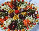 سلطة كبيرة للعراضات و الضيوف بطريقة سهلة و مكونات بسيطة و تقديم جميل/ salade jardin