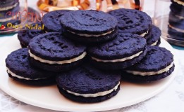 طريقة تحضير بيسكوي اوريو بالبيت كما يباع في المحلات بطريقة مبسطة لكوتي الأطفال biscuit oreo