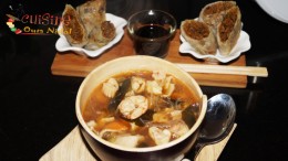 حساء فواكه البحر (أسيوي/ صيني) على طريقة المطاعم سهل لذيذ و سريع التحضير يستحق التجربة
