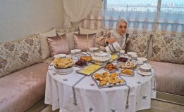 مائدة فطور رمضان2018/العراضة اللي حضرت لضيوفي بوصفات و اقتراحات متنوعة و لذيذة