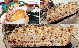 كاطو/جنواز رولي ناجحة و خفيفة بكريمة و تزيين سهل جميل و لذيذ جدا gateau/génoise roulée