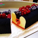 كاطو كلاصي راقي و رائع بتجانس مذاقات و تناسق ألوان entremet velour noir